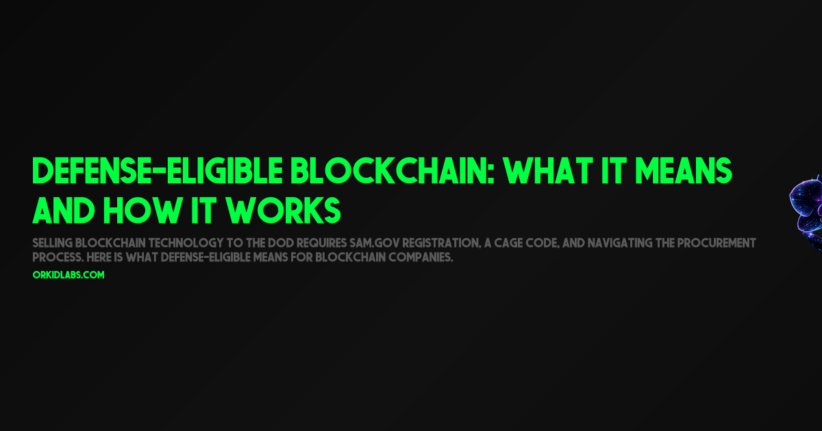Defense-Eligible Blockchain: What It Means and How It Works