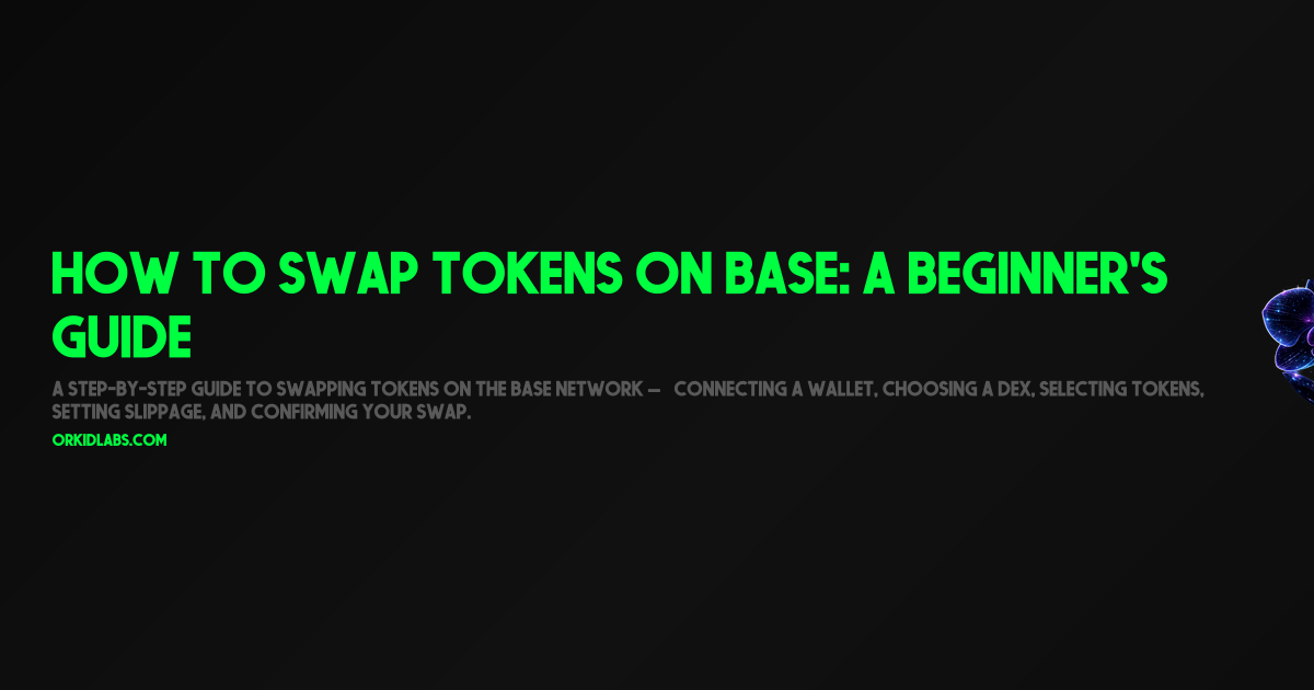 How to Swap Tokens on Base: A Beginner's Guide