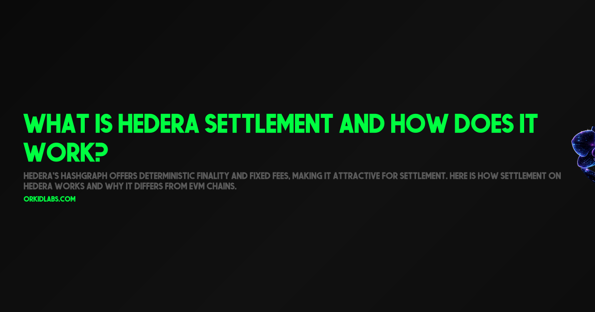 What Is Hedera Settlement and How Does It Work?