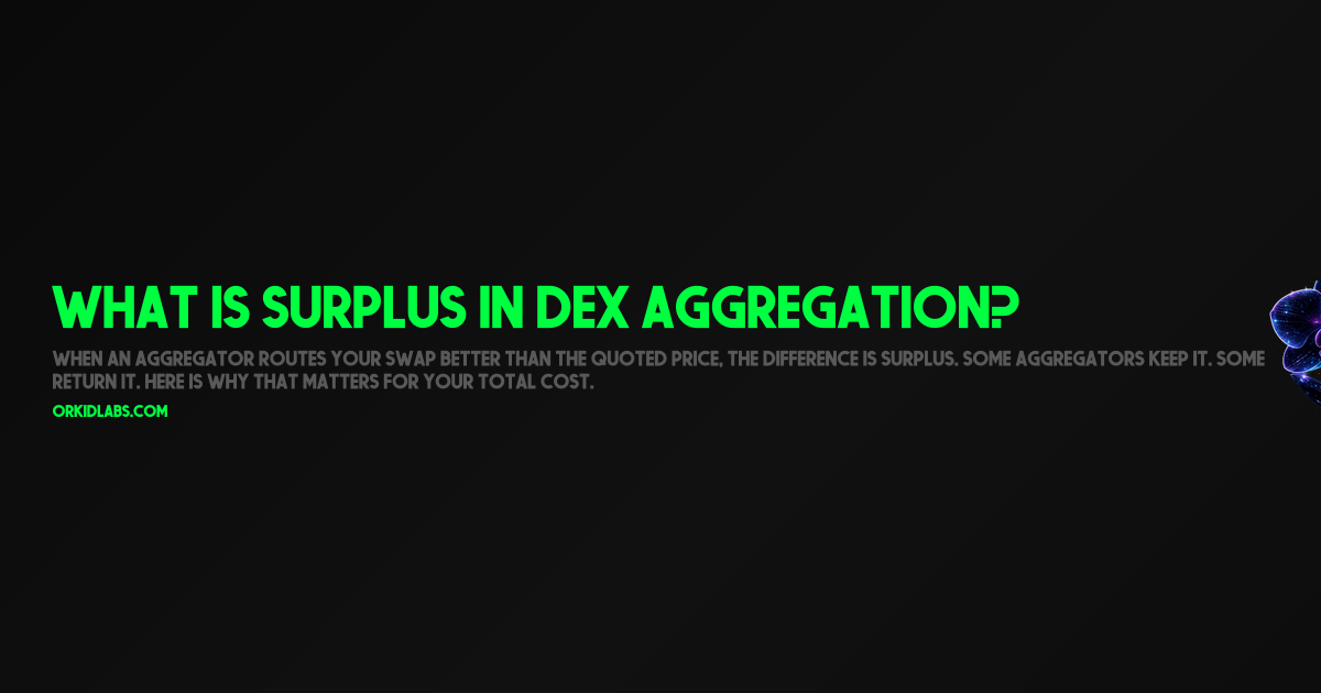 What Is Surplus in DEX Aggregation?