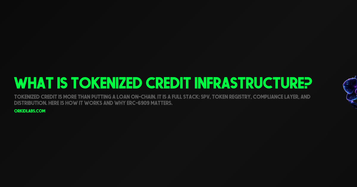 What Is Tokenized Credit Infrastructure?